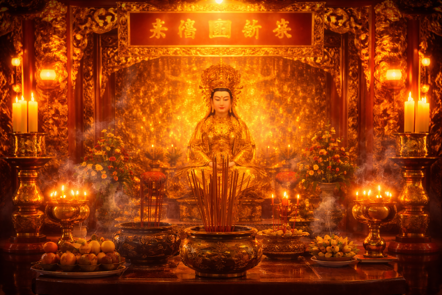 Bàn thờ Miếu Bà